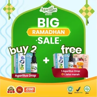 Agarillus Drop Beli 2 Gratis 1 Drop Plus 1 Jahe Merah