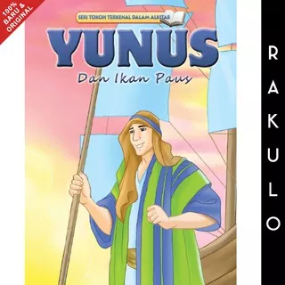 Buku Cerita Kristen Anak Seri Tokoh Alkitab Yunus Dan Ikan Paus