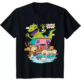 Baju anak Rugrats Running Away From Reptar T-Shirt