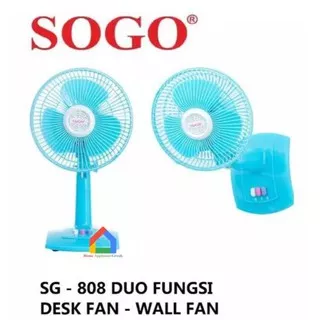 Kipas Angin Meja Sogo SG-808 (8Inch) / SG-1088 (10 Inch) / Sogo Desk Fan SG808 / SG1088 (2 in 1)