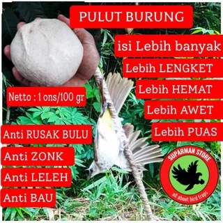 PULUT BURUNG JEBAKAN BURUNG LEM BURUNG GETAH BENDO GETAH KARET JEBAK BURUNG ALAT PERANGKAP BURUNG PE