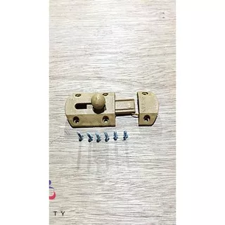 Grendel selot pintu PVC murah kuat / kunci / gembok / slot plastik wc serbaguna INFJ