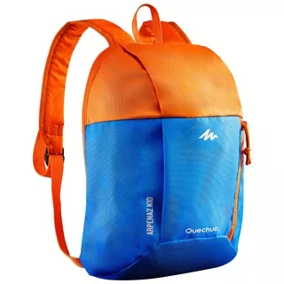 Decathlon QUECHUA Arpenaz 7 Litre Junior Hiking Backpack - Blue/Orange - 8357824