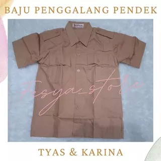 Baju Pramuka Penggalang Pendek, Baju Pramuka Kantong Atas Pendek, Baju Pramuka Merek Tyas, Baju Pramuka Pendek, Baju Penggalang Pendek