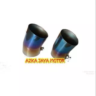 Moncong / Corong knalpot racing pelangi CSR ( Mio , beat , mio j , vario )