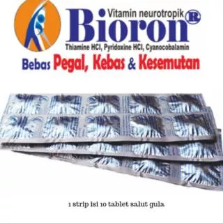 Bioron HARGA STRIP vitamin B1 B6 B12 neurotropik