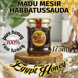 MADU HABBATUSSAUDA MESIR Syaam Egypt Honey pure raw black seed hony 100% murni asli madu alam mentah 175 ml 175ml 250gr 250 gram nektar jintan / jinten hitam impor import arab