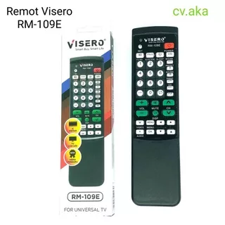 Remot TV universal bisa untuk semua TV Tabung LED LCD  merk VISERO RM 109E