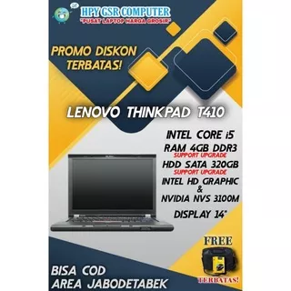 Laptop Lenovo Thinkpad T410 Core i5 RAM 4GB HDD 320GB
