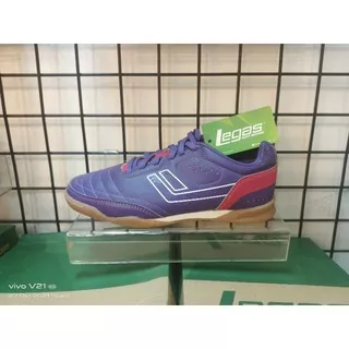 Sepatu League Legas Cowo Futsal Ungu Pria Meister La Original Murah