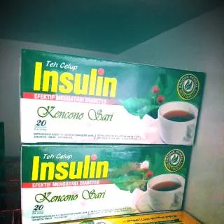 Teh  Insulin teh  diabetes teh  celup daun insulin teh kencono  sari