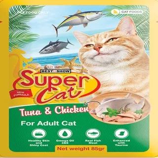 Best In Show Supercat Tuna & Chicken Pouch 85gr