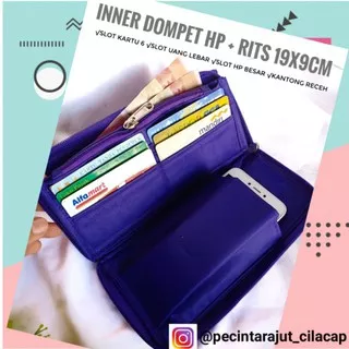 INNER DOMPET RAJUT INNER DOMPET HP RITS FURING DOMPET