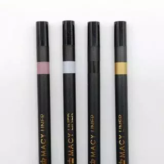 eyeliner gel macy/waterproof/glitter liner/pensil eyeliner korea