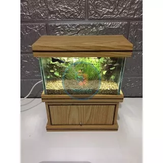 aquarium minimalis/ aquarium ikan cupang fullset (free pasir)
