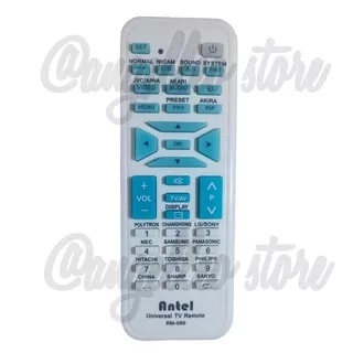 Remot TV Multi~Remot TV UNIVERSAL~TV TABUNG/LCD/LED~ANTEL~RM-089~BARU