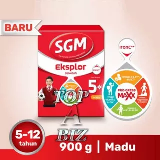 SGM Eksplor 5 Plus Madu Susu Pertumbuhan 5-12 Tahun 900g [Kemasan Baru]