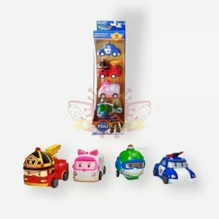 Mainan Anak Mobil Mobilan Robocar Poli 1 Set Isi 4 Pcs Mobil Mainan Anak Robocar Poli Isi 4 Pcs