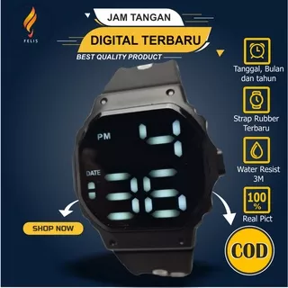 JAM Tangan Digital Wanita Cewek Casual Anti Air Fashion Sport Olahraga Terbaru Jm Tangan Wanita Cewe Digital Kecil Elegan Business