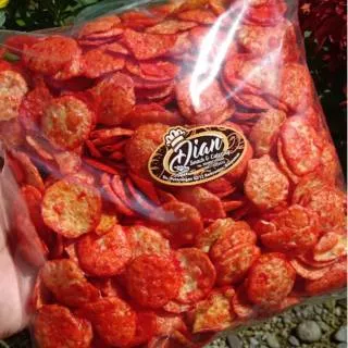 Opak Pedas 250gram/ keripik opak medan/ opak medan