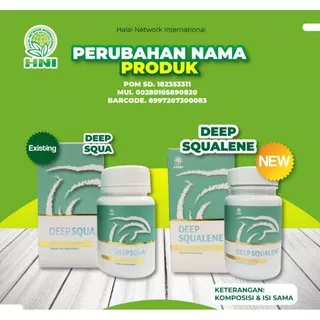 Deep Squa Squalene (Isi 50 softgel) - Suplemen Makanan - HPAI