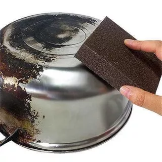 Magic wipe sponge, kitchen stain remover, pot bottom, black dirt, rust and pot brush