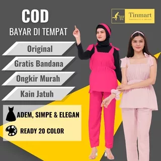 Baju Tidur  One Set Piyama Piama Pajamas Daster Tidur Tali Pundak Setelan Stelan Celana Panjang Andin Nagita Wanita Perempuan Dewasa Cantik Blazer Bali Polos Lucu Remaja Model Korea Terbaru Kekinian