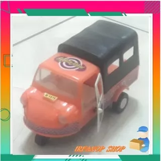 Mainan Diecast Anak Miniatur Bemo Kendaraan Angkutan Rakyat Mobil Tempo Dulu