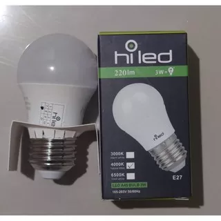 LAMPU BOHLAM LED HILED 3 WATT 3W NATURAL WHITE 4000K