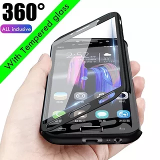 360 Full Body Protective Case For Samsung Galaxy A7 A3 2016 A5 2017 A6 A8 Plus Hard Phone Cover