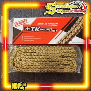 TK Rantai Rante Chain Gold Emas Oring O Ring Touring Harian Balap 428 HPO 130L 140L Original TK Racing