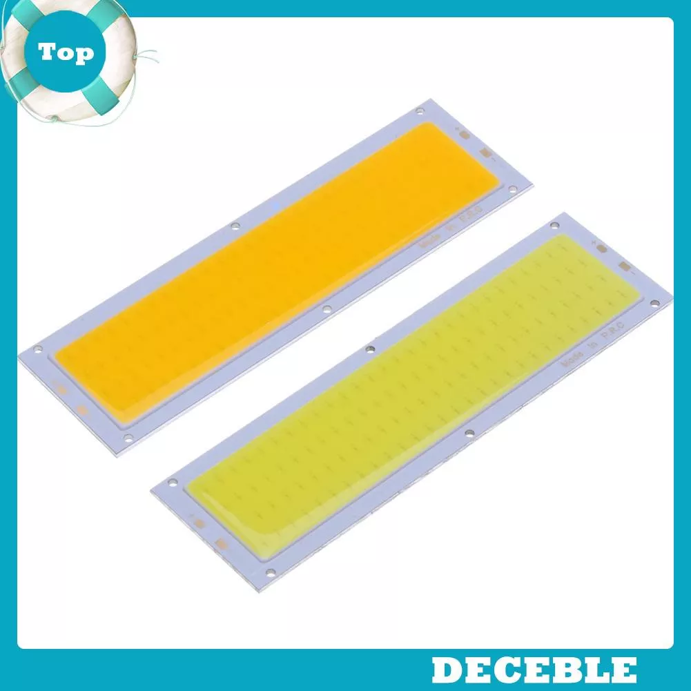 [deble] Lampu Strip LED 12V 10W COB 120x36MM Warna Putih Hangat / Putih