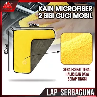 LAP MOBIL Kain Microfiber Detailing Premium Mobil Motor 600gsm Tebal Lap Serbaguna