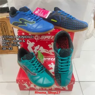 SEPATU FUTSAL SPEED FUTSALA MUNICH 01 #TERBARU Sepatu Futsal Dewasa 38-43