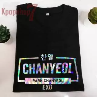 Baju exo kaos exo tshirt exo hologram bingkai