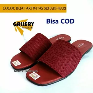 Sandal Rajut Wanita Sendal Slip Sandal Flat Sandal Fladeo Slop Casual wanita Terbaru  Sandal fladeo wanita Sandal Flat