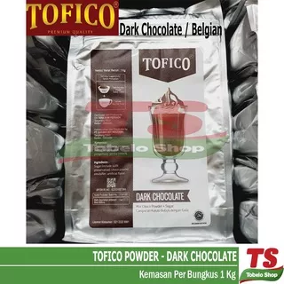 TOFICO DARK CHOCOLATE POWDER / TOFICO POWDER DARK CHOCOLATE / BUBUK MINUMAN DARK CHOCOLATE / TOFICO POWDER DARK COKLAT BELGIAN / TOFICO DARK COKLAT BELGIAN CHOCOLATE POWDER