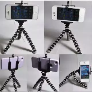 Gorilla Pod + holder U universal Flexible Small mini Tripod octopus gorillapod standing kamera hp