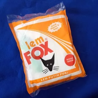 Lem PVac/Lem Putih/Lem Kayu Fox Orange 400 gram