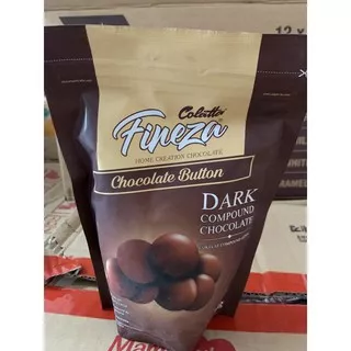 colatta fineza chocolate button coklat kancing dark 400gr