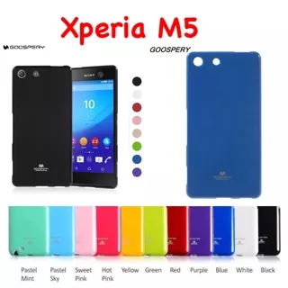 Sony Xperia M5 Original Mercury Goospery Jelly Glitter Case