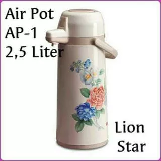 Termos Air Panas - Termos pencet lion star PAP-2500(2.5-liter)