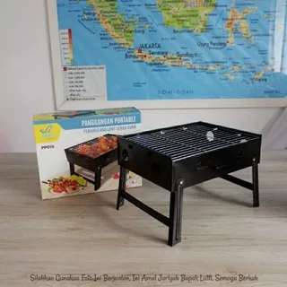 PANGGANGAN GRILL BBQ ALAT PANGGANG PORTABLE MULTI FUNGSI GRILL