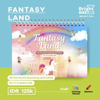 Buku Aktivitas Anak - BRIGHT PAD FANTASY LAND - BRAIN BOOSTING