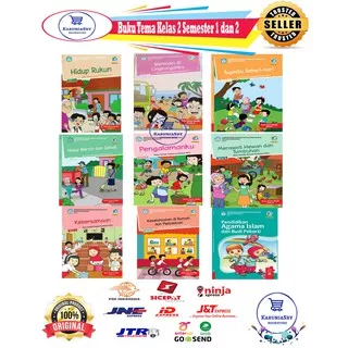 Buku Tematik SD Kelas 2 Tema 1,2,3,4,5,6,7,8” Kurikulum 2013 Revisi 2017 CETAKAN 2020 [1 Buku]