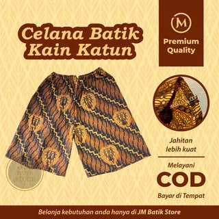 Celana Pendek kolor Pria Wanita Anak Motif Batik Parang Seling Garuda Murah Premium Original