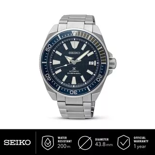 Jam Tangan Pria Seiko Prospex Samurai SRPB49K1 Automatic Divers Blue Texture Dial SRPB49 Original