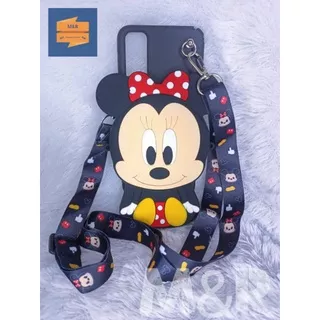 casing hp karakter case dompet karakter Minnie mouse