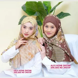 Dewi Sandra Riamiranda Elea Hijab Instan Cleo Celo Scarf Alys Bergo Instan