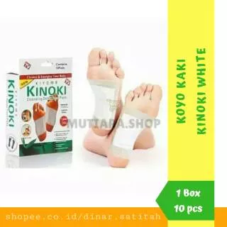 Koyo Kaki Kinoki White | Kinoki Detox Foot Pads White | Bukan Koyo Kaki Kinoki Gold